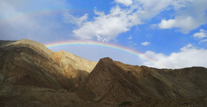 A rainbow in Leh