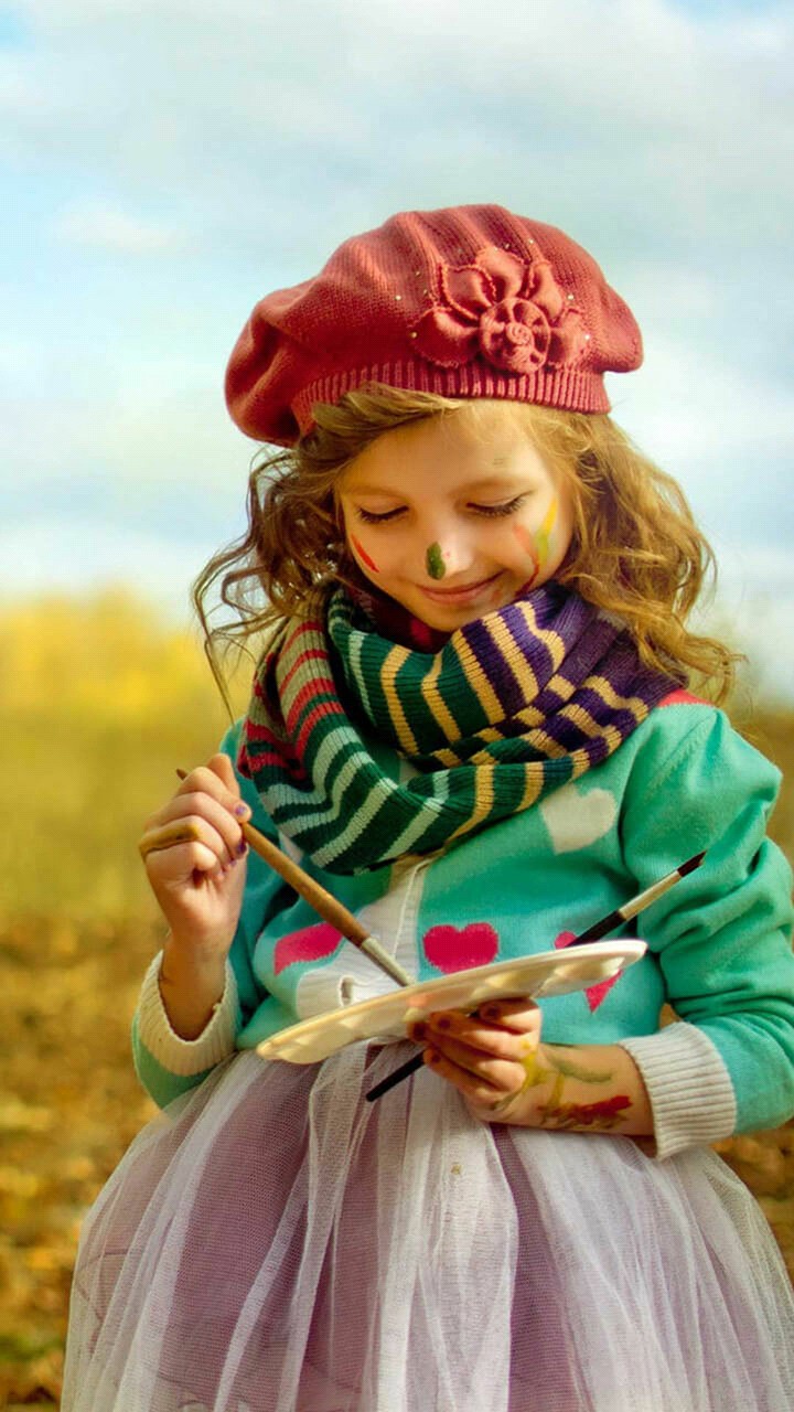 painting girl