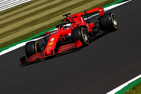 F1 Siverstone 2020: Sebastian Vettel, Ferrari