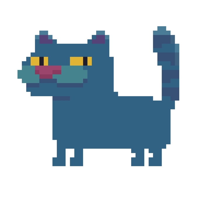 pixel cat