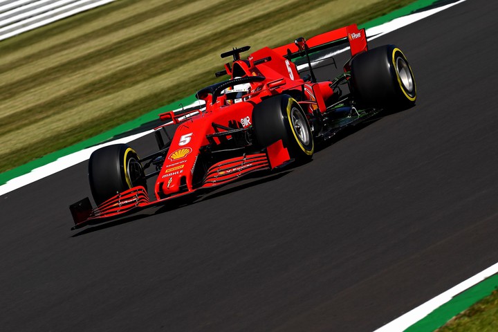 F1 Siverstone 2020: Sebastian Vettel, Ferrari