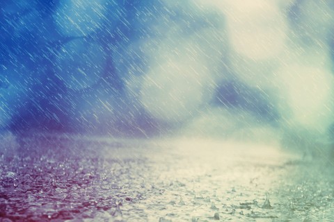 With Rain