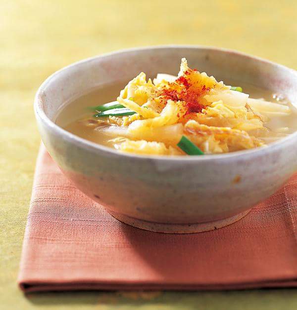 Dried Pollack hangover soup