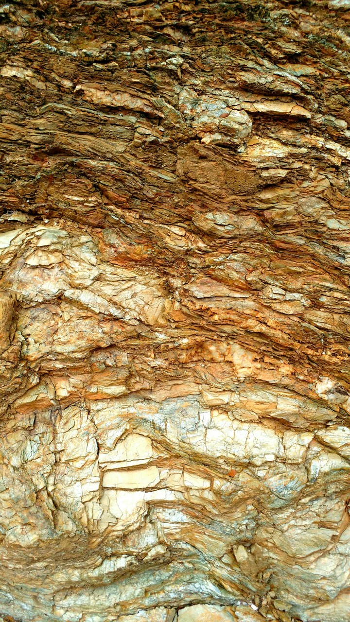 Orange rock
