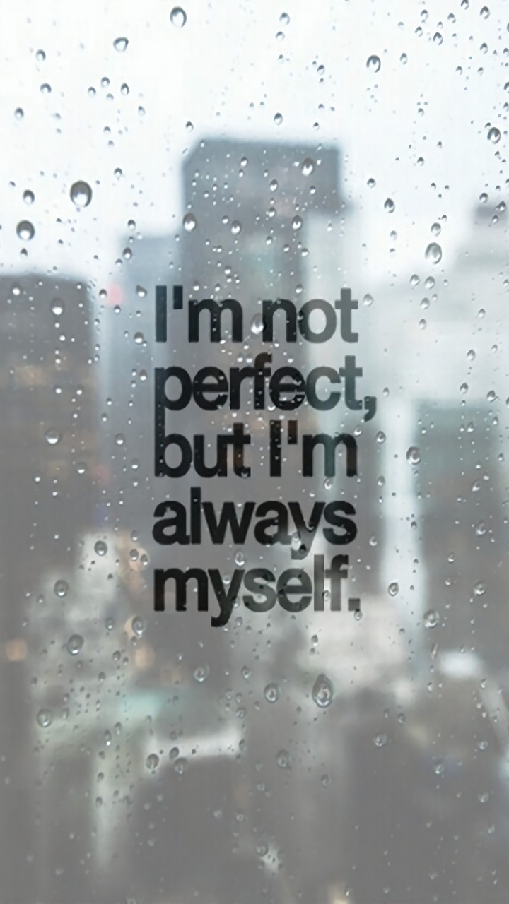 Be yourself
