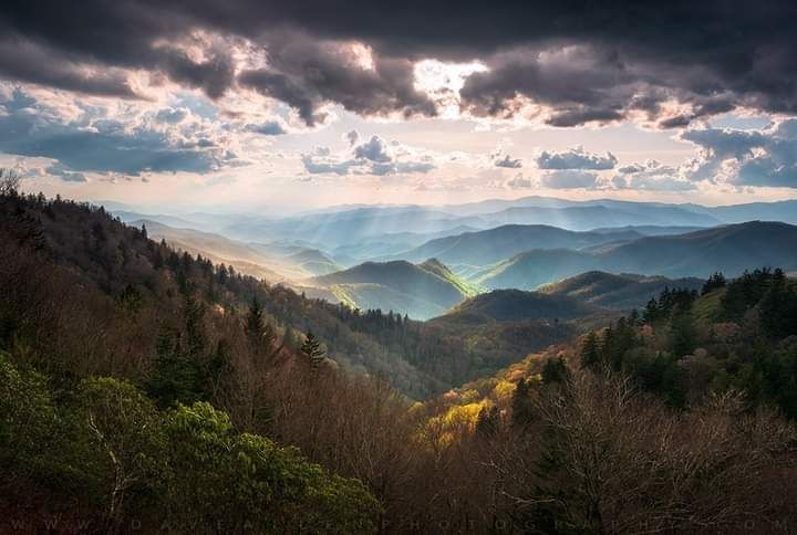 Sunrise in valley
