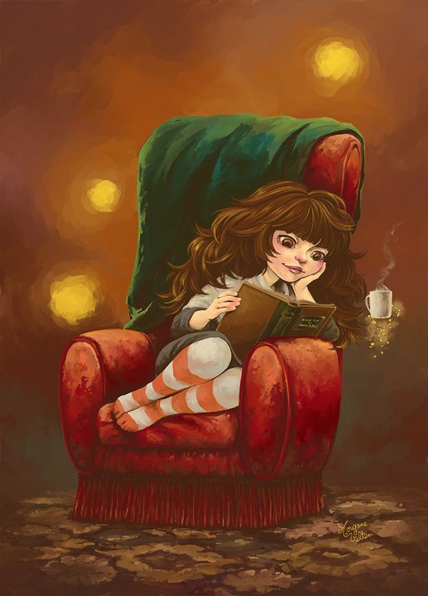 A glass of reading in my own world