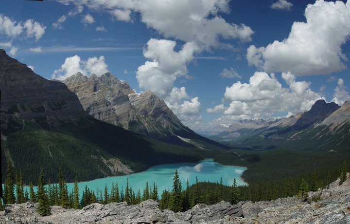 purity of the lake - color lightish blue .