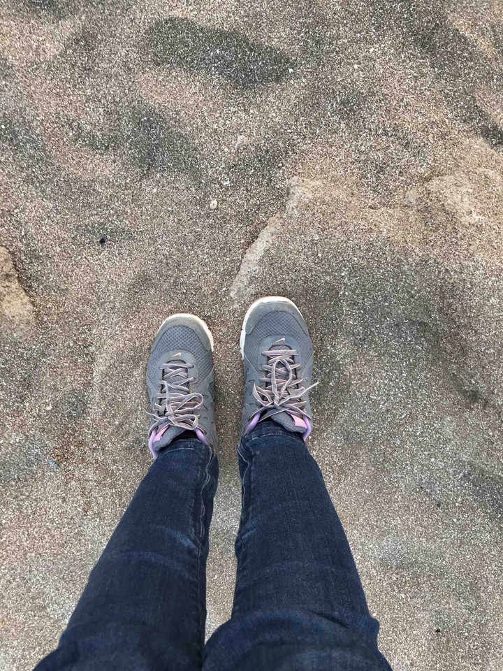 The sand and me