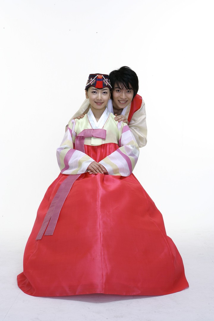 Couple in Korean Dress
