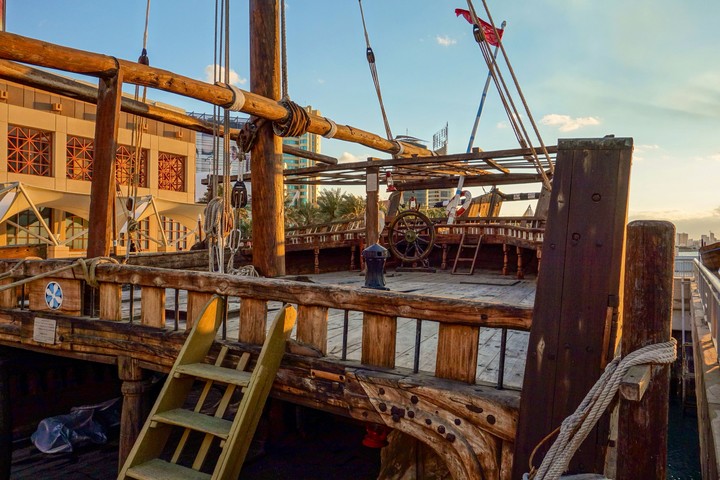 old wooden ship