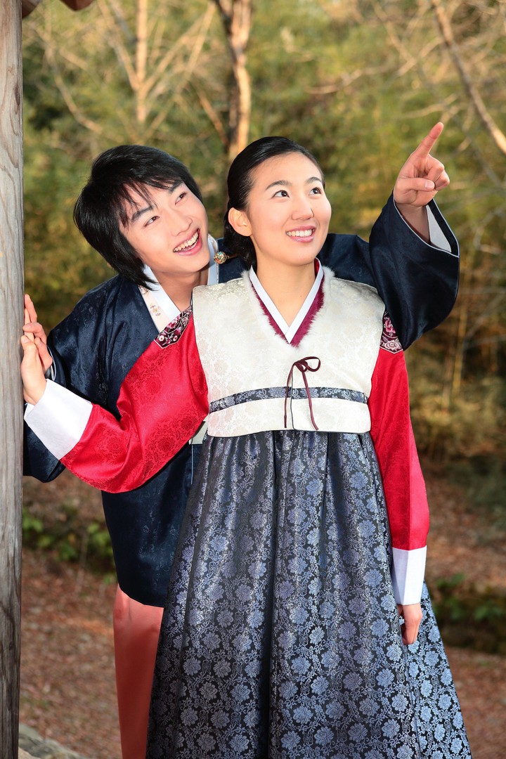 Couple in Korean Dress II