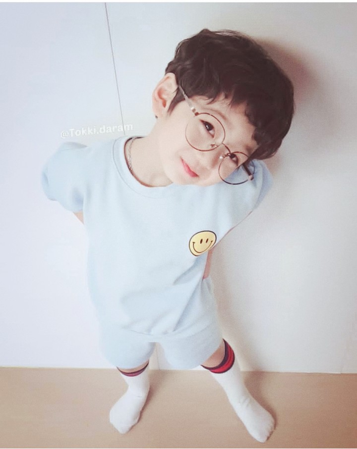 little cute korean boy