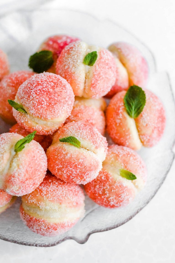 sweet ricotta peach cookie