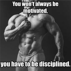 Discipline in fitness ????