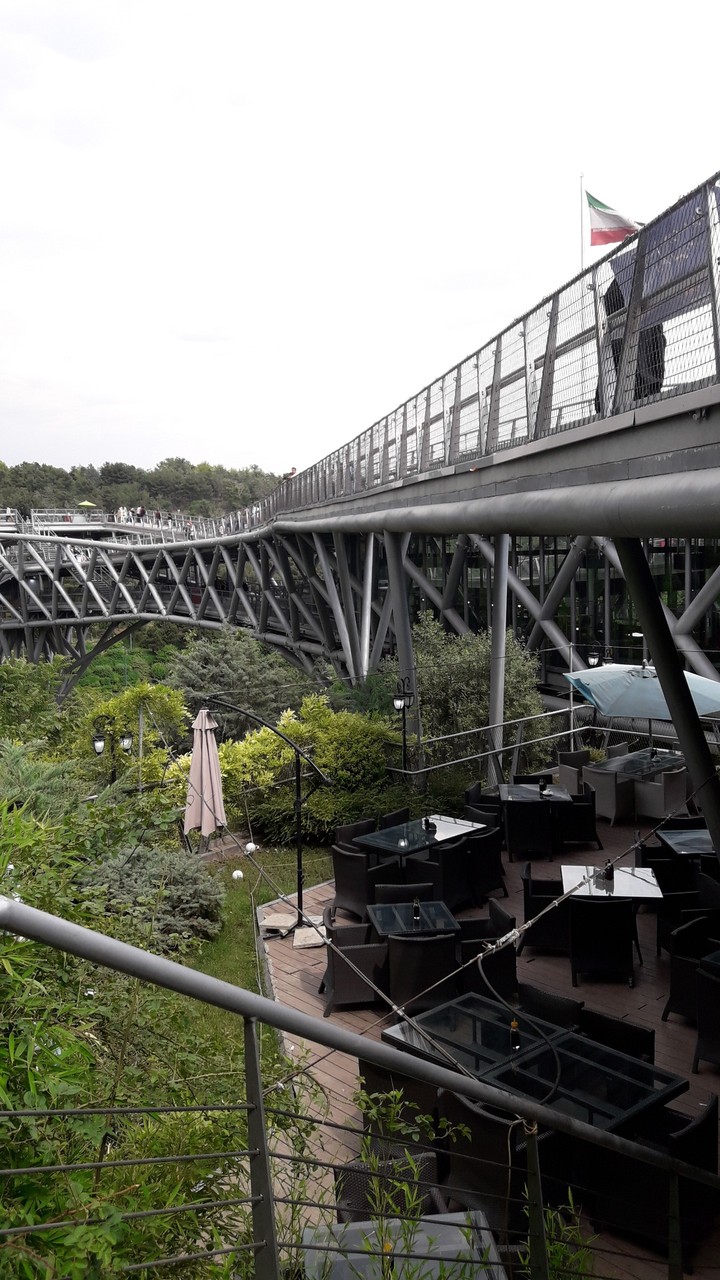 Tabiat Bridge in Tehran Iran