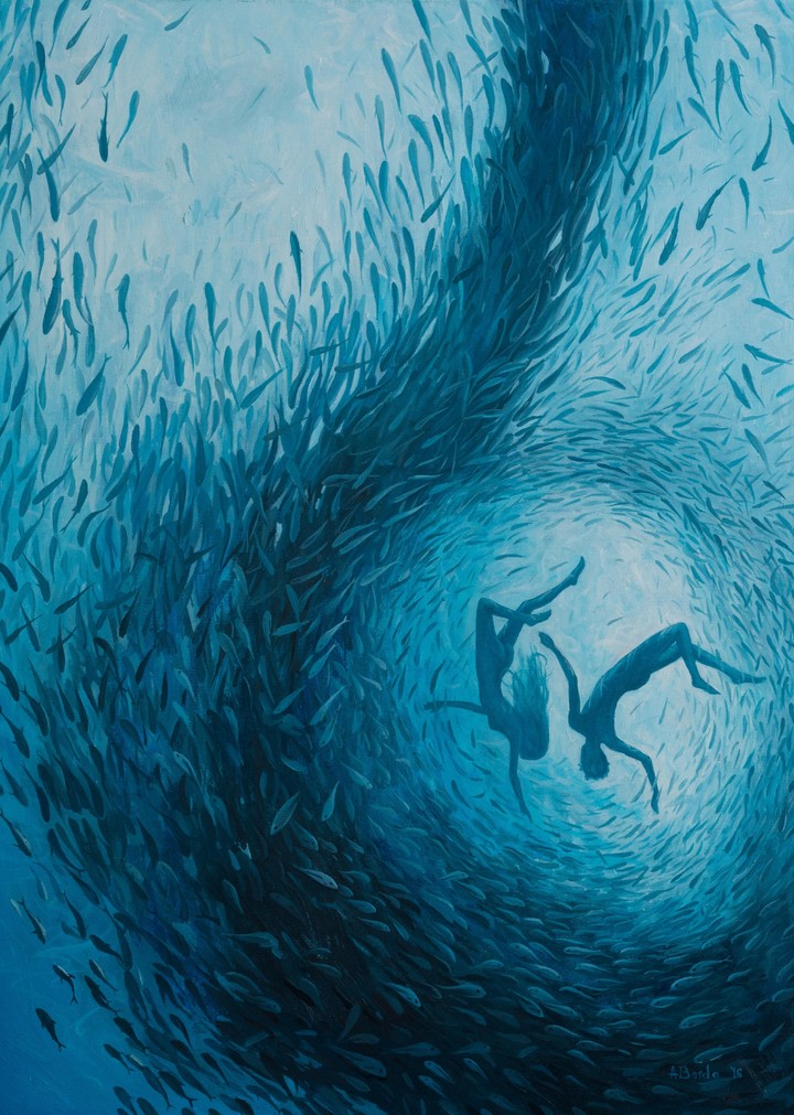 Under the ocean