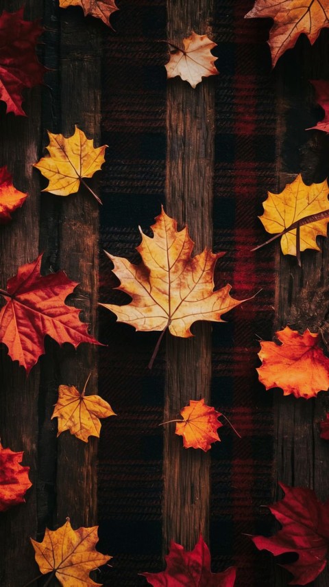LEAVES ON WOOD