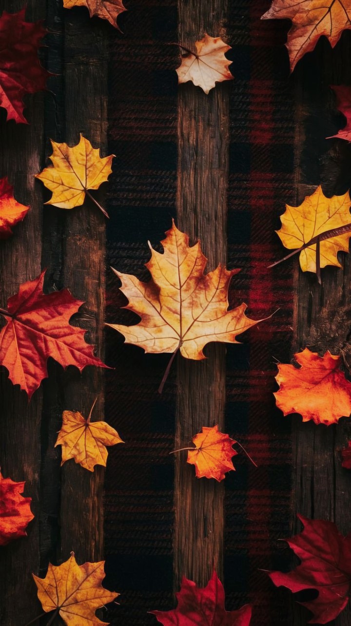 LEAVES ON WOOD
