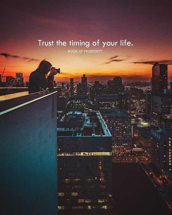 Timing is everything...