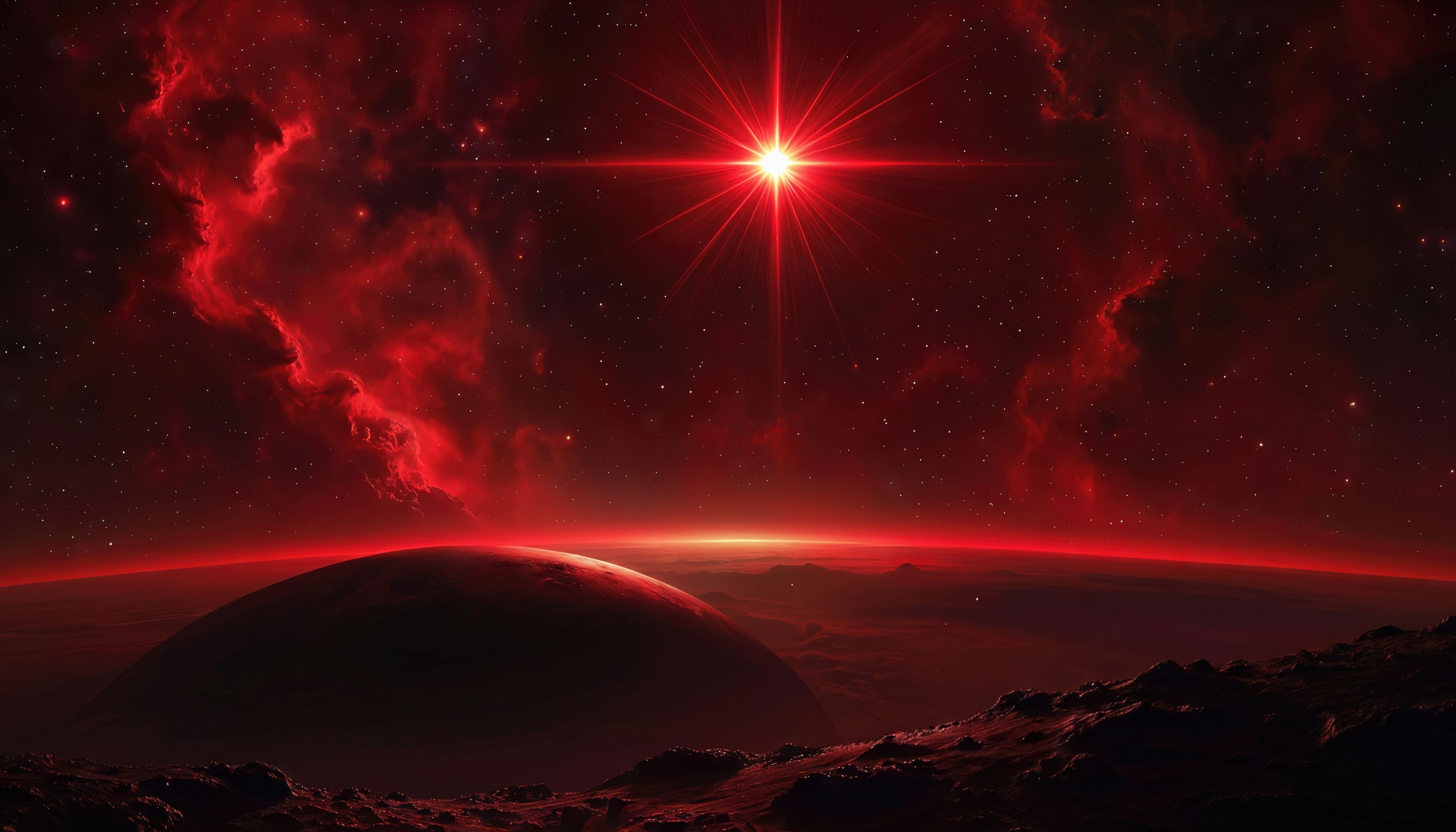 astronomy, terrain achtergronden