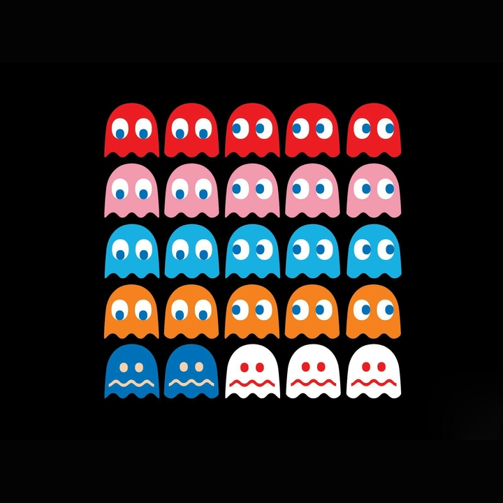 Pacman Ghosts Wallpaper