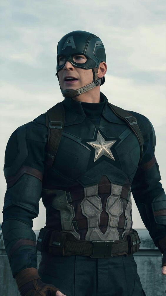 Captain America posing Chris Evans 4K