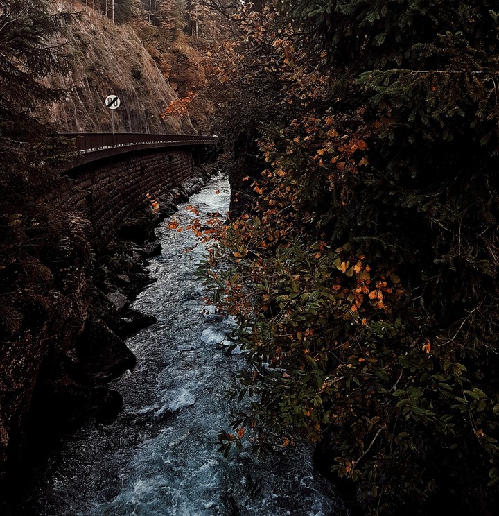 river in the mountains