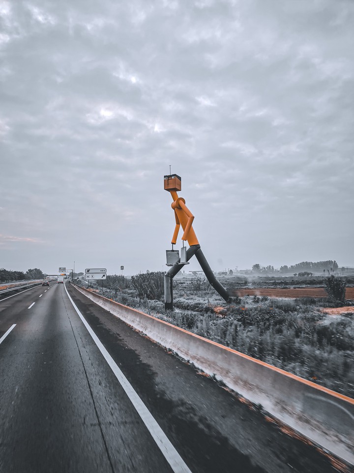 crossing the highway