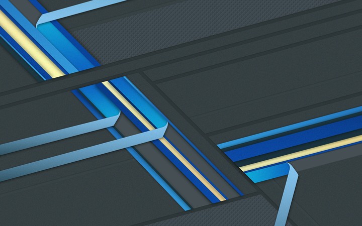 Blue Lines Abstract