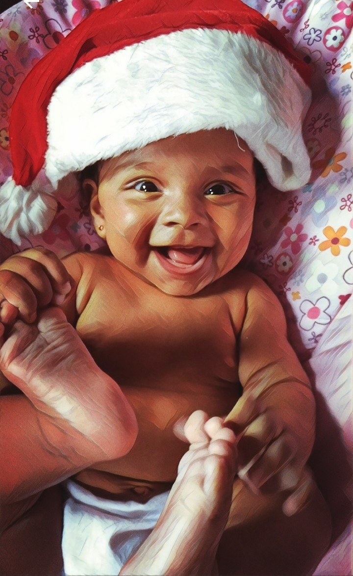 Children happy Christmas