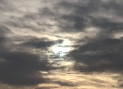 through the clouds