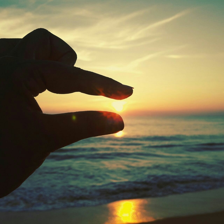 the sun in my hands
