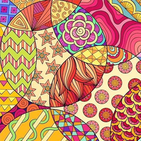 ταπετσαρίες symmetry, textile