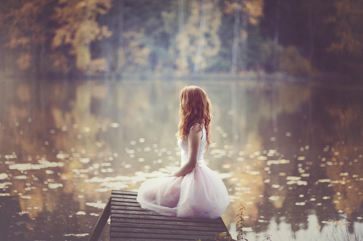 Beauty of girl nd nature