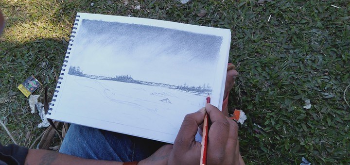 drawing Bogibil Bridge