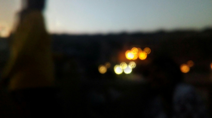 blurred lights