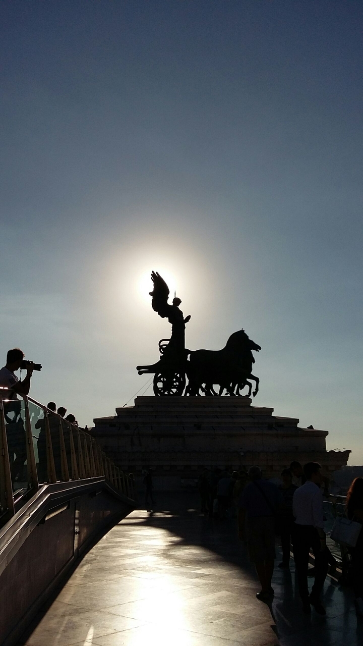 Sun above Rome