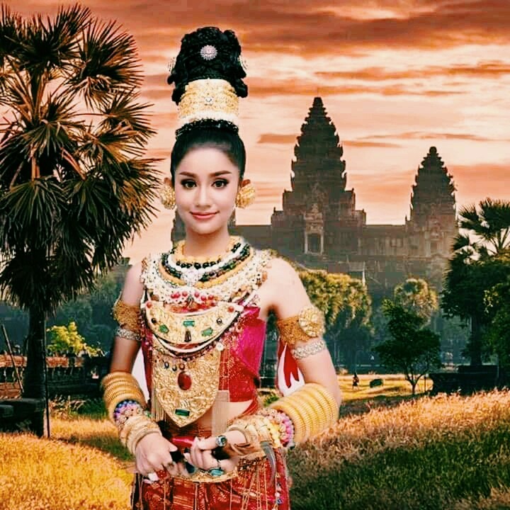 Women in Funan Era #Cambodia