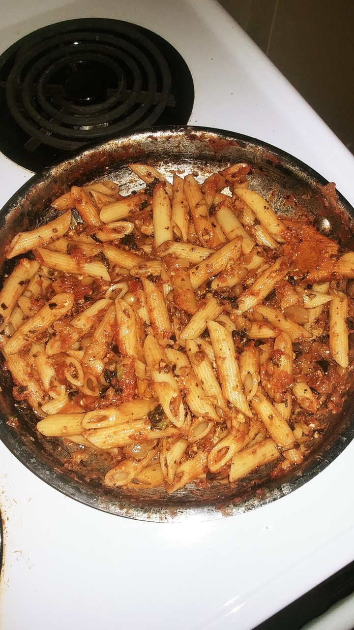 Veggie Penne Pasta (from scratch)