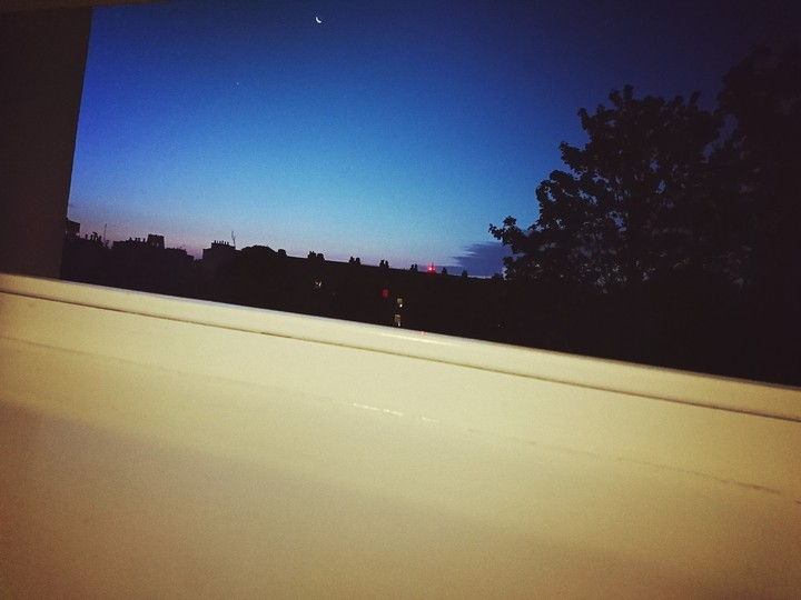 Dawn of moon