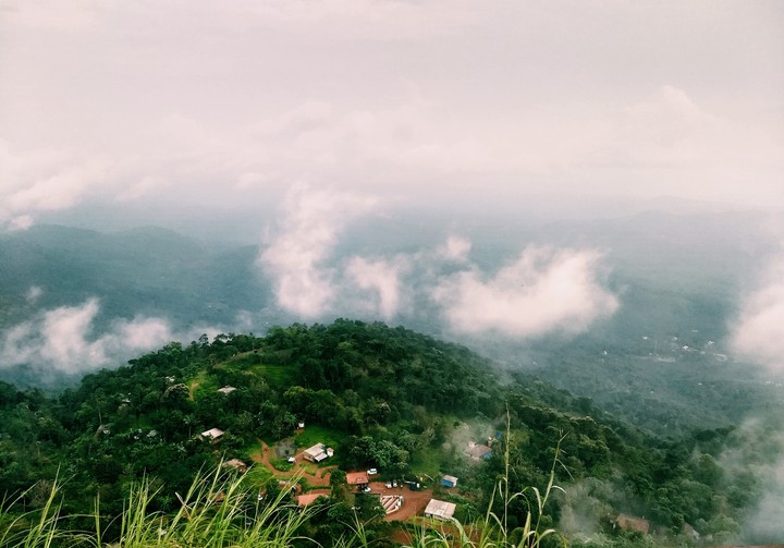 above the clouds