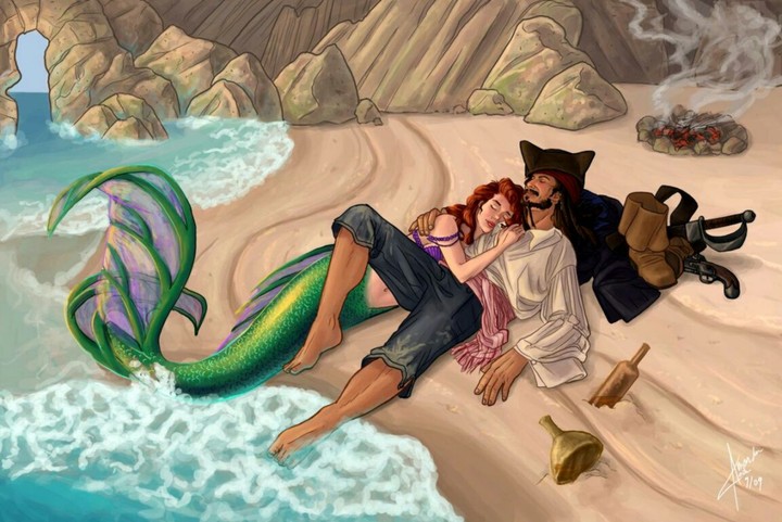 The pirate and the mermaid