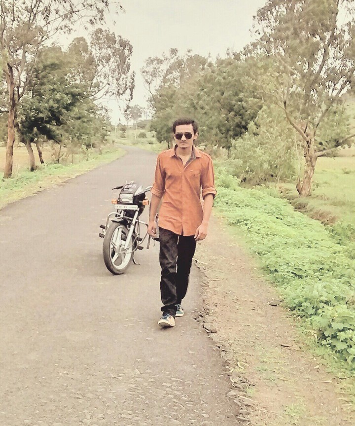 Pose with bike;)