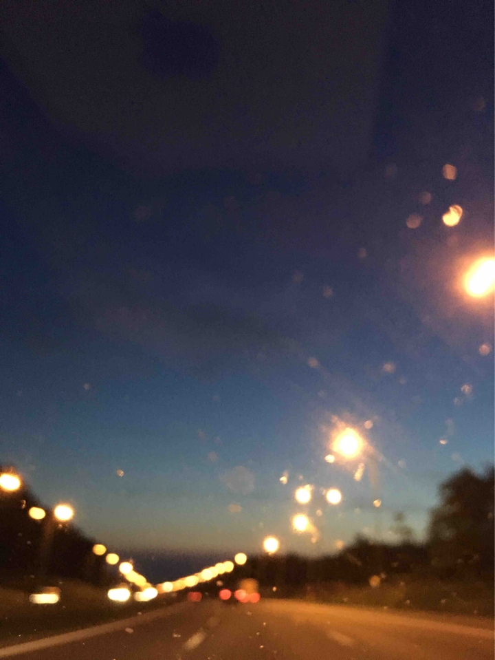 night road