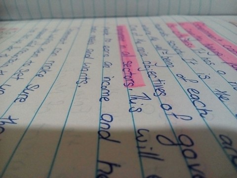 handwriting