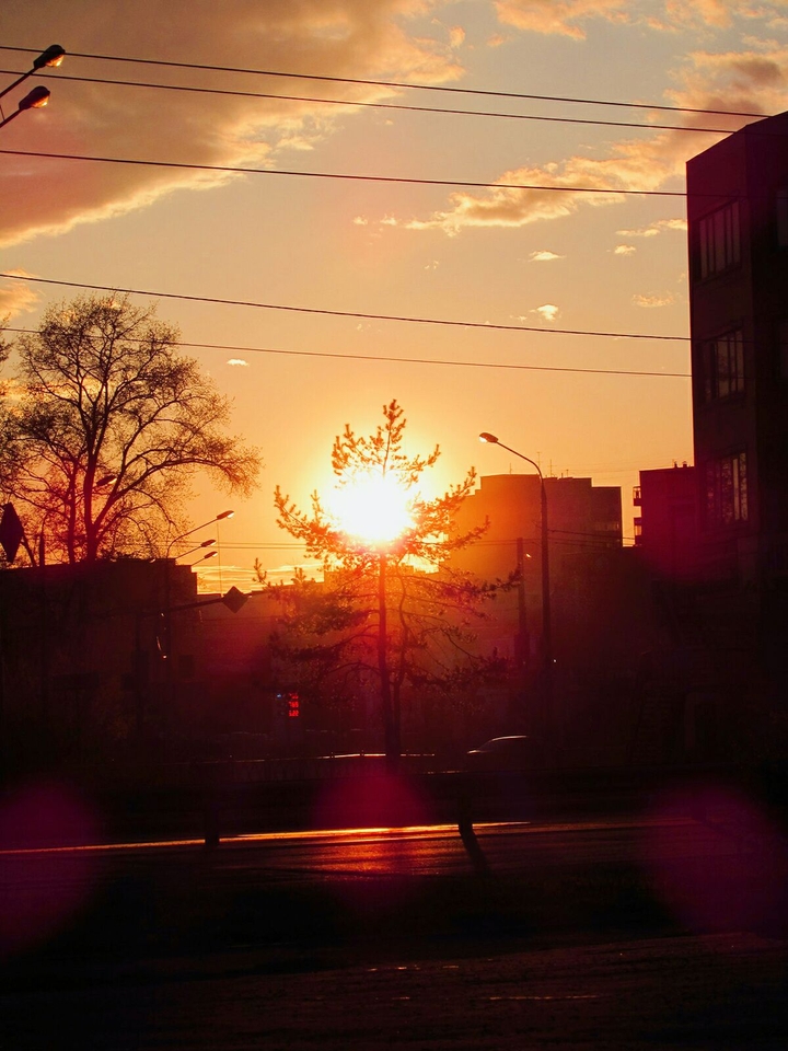 закат