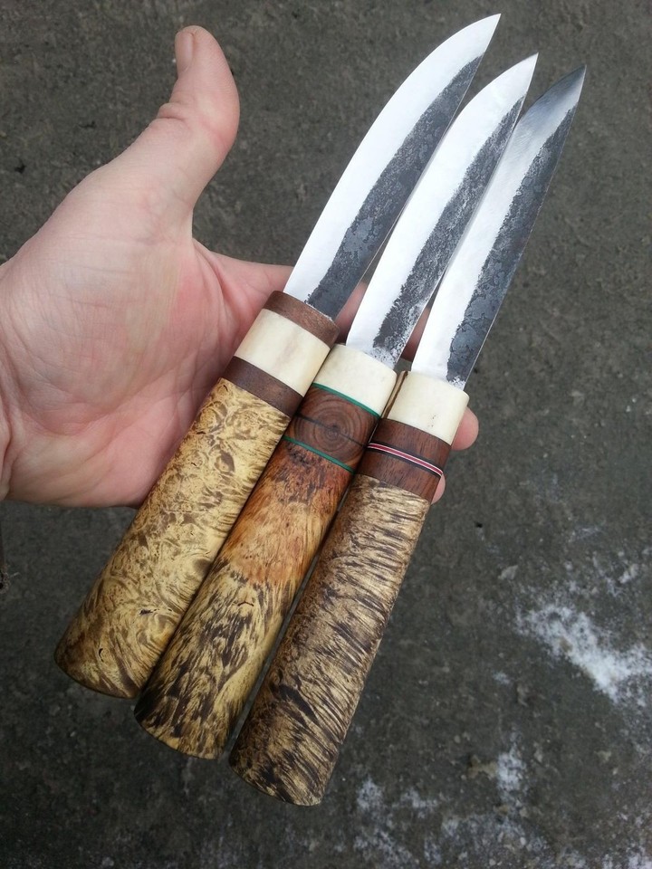 Handmade knife - Fin style
