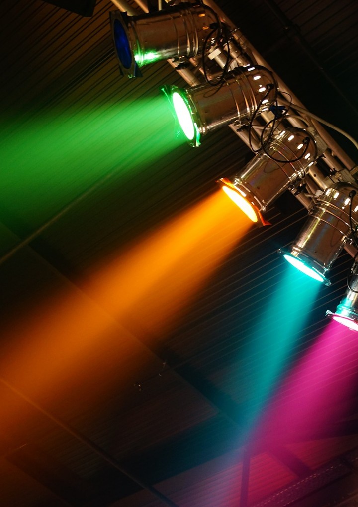 disco lights...