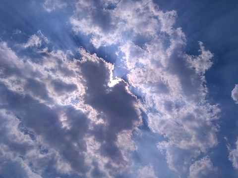 sun never stops shining you have to look beyond the clouds